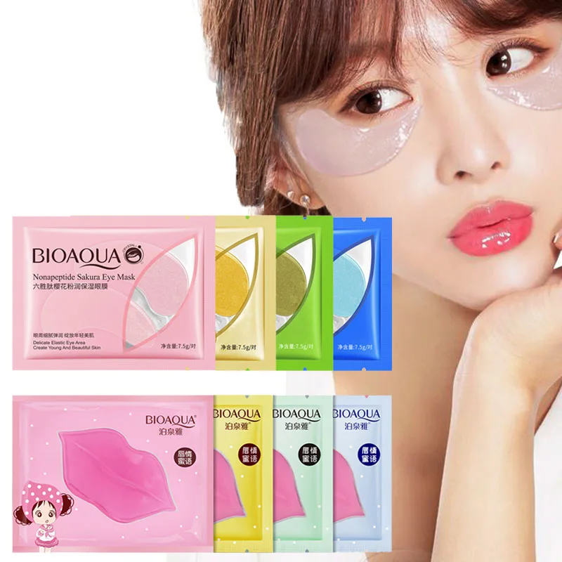 Lip Eye Mask Combination 4pcs Moisturing Nourishing Lips Mask 4Pairs Collagen Anti-Aging Wrinkle Dark Circles Eye Patch Skincare
Lip Eye Mask Combination 4pcs Moisturing Nourishing Lips Mask 4Pairs Collagen Anti-Aging Wrinkle Dark Circles Eye Patch Skincare