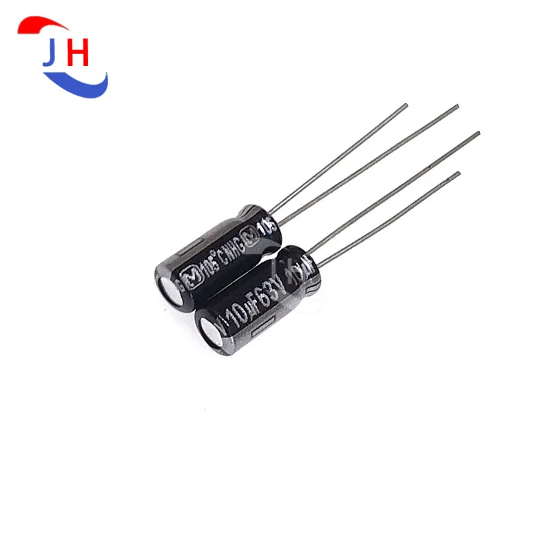 

20PCS Aluminum Electrolytic Capacitor 63v10uf 5*11 NHG Silver Fever Audio 2mm Pitch 63V 10UF