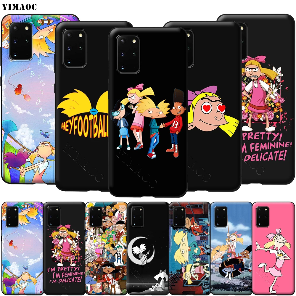 Чехол YIMAOC Hey Arnold для Samsung Galaxy A7 A8 A9 A10 A20 A30 A40 A50 A70 M10 M20 M30 S10 S10e J6 Plus|Бамперы| |