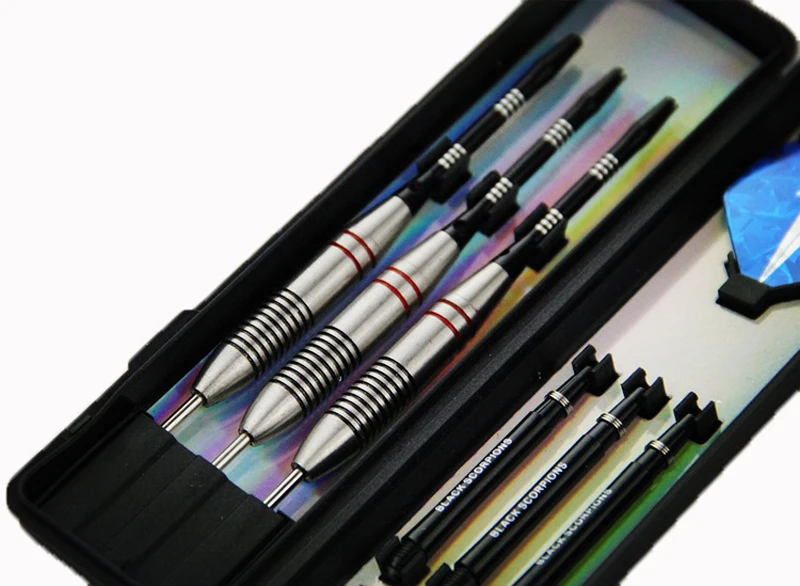 3 шт. 24 г Дротика из нержавеющей стали s образные прямые резной алюминиевый шест