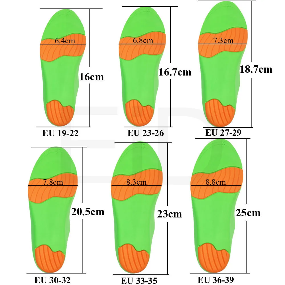 EiD High quality Orthotic Insole EVA for Kids Children Flat Feet Arch Support Insoles Orthopedic Shoe sole insoles pads Inserts