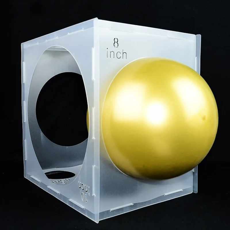 

11Holes Party Balloon Size Box 2-10inch Latex Ballon Measuring Box Balloon Arch Measurement Tool For Wedding Birthday Decoration
