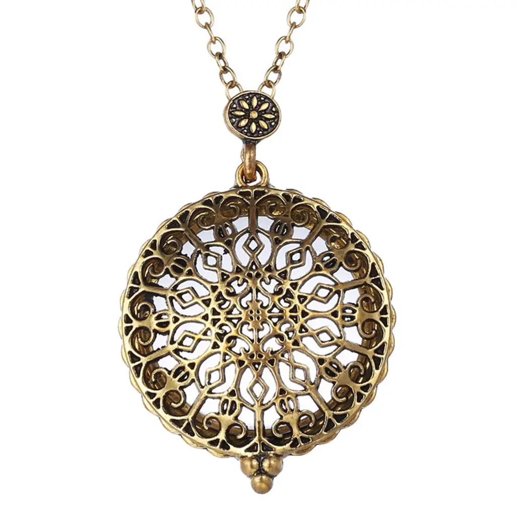 Женское ожерелье с подвеской Ловец снов индивидуальная полая Лупа до ключицы