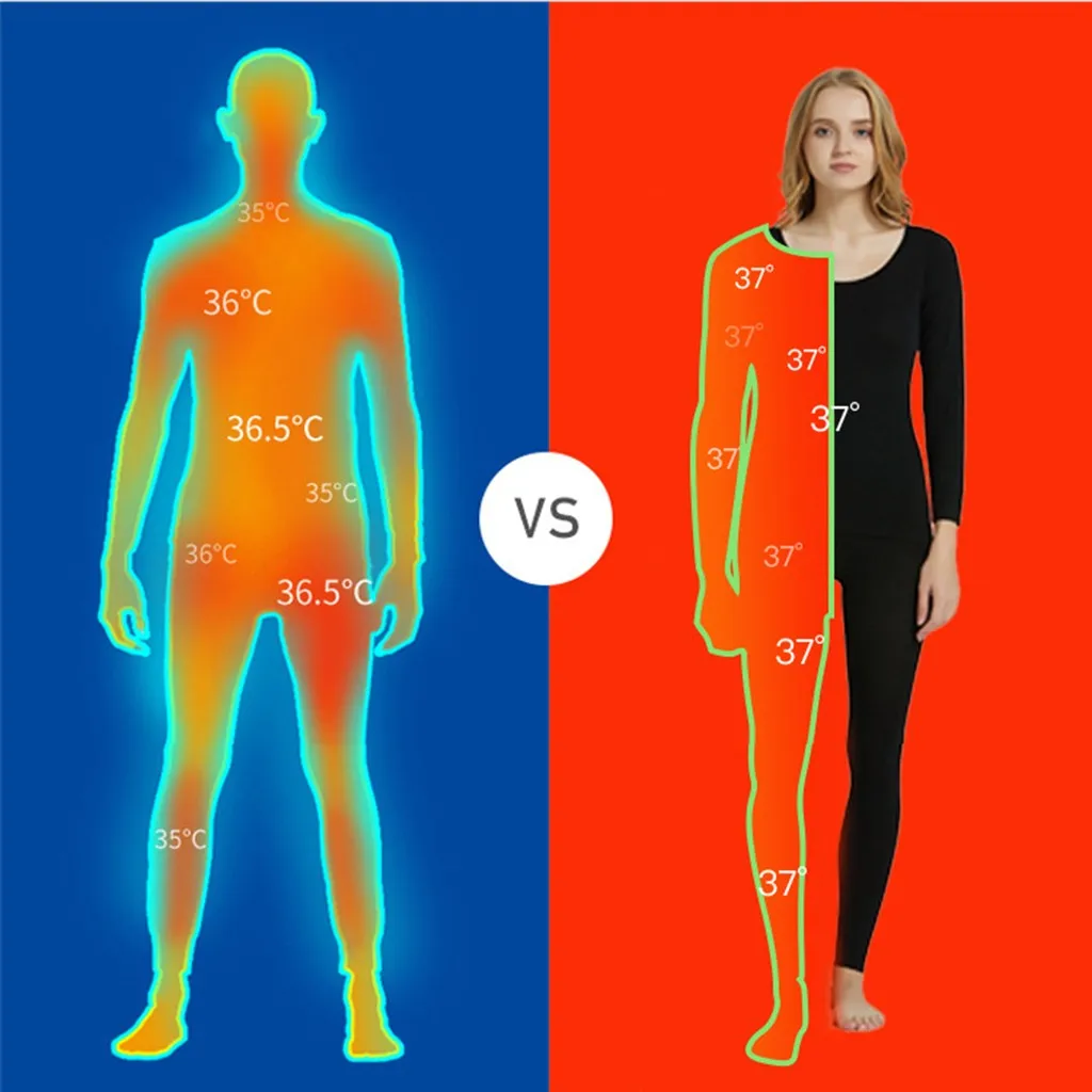 Женский комплект термобелья зимний теплый костюм с подштанниками внутренняя