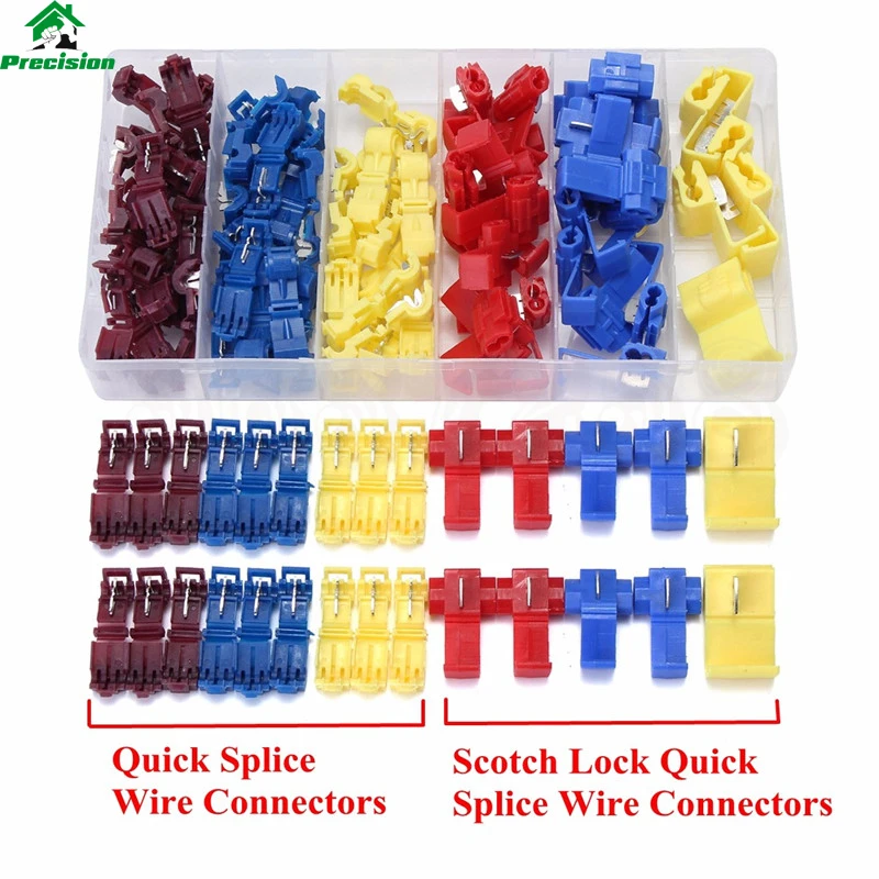 100 шт микс проволочный замок на скотче разъемы электрический кабель для быстрого