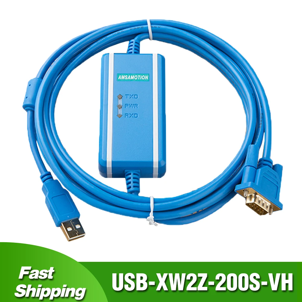 USB-XW2Z-200S-VH кабель программирования для Omron CQM1H CPM2C COM1/CM2A/CS Series PLC USB линии загрузки