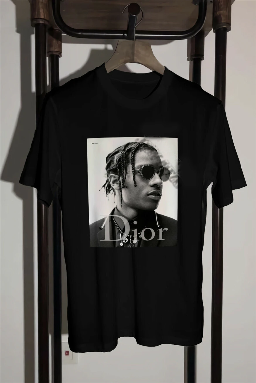 Asap Rocky/футболка одежда для мужчин и женщин Размеры S 2Xl Футболка с принтом на заказ|Мужские футболки| |