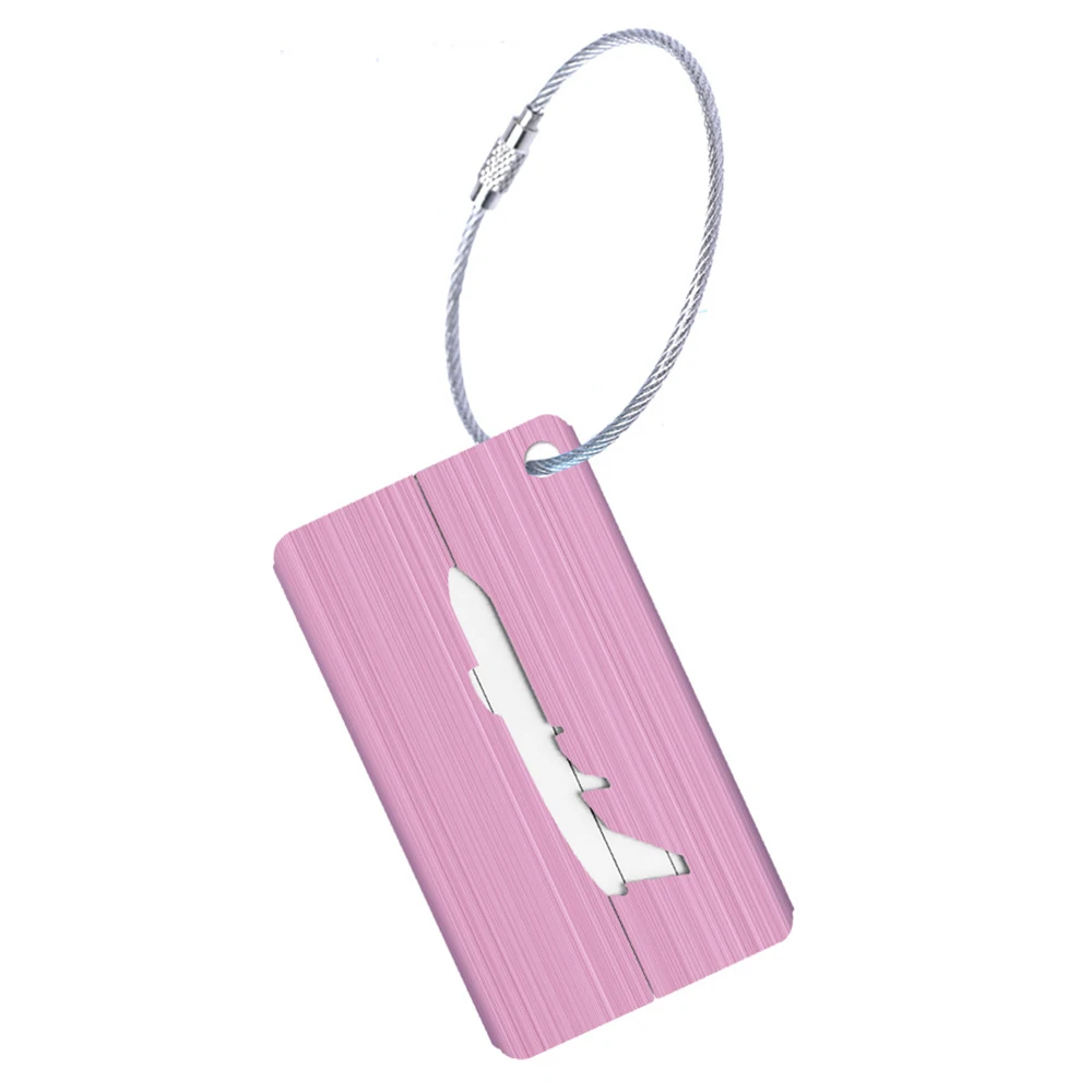 Высокое качество алюминиевый багаж багажная бирка для чемодана идентификационный адрес Имя этикетки туристические аксессуары Прямая поставка