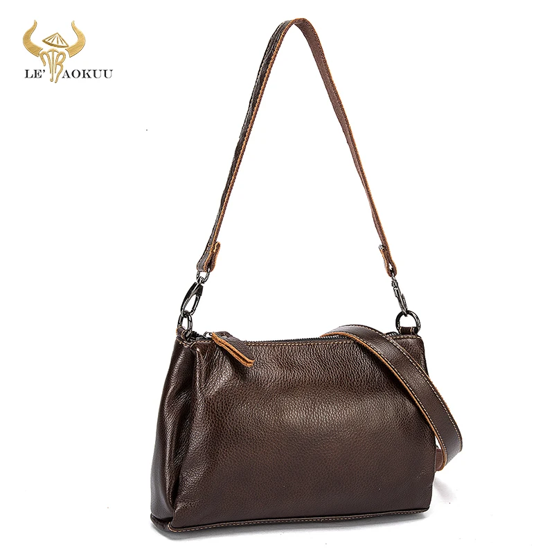 Новый женский дизайнерский кошелек из мягкой натуральной кожи кофейного цвета