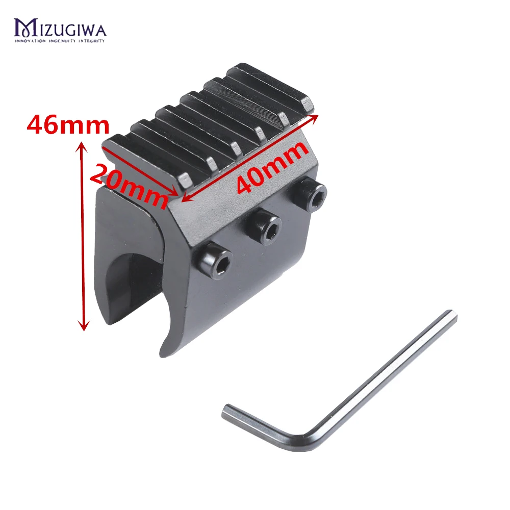 

20mm Picatinny Rail Weaver Base Adapter Hunting Single Tube Rifle Gun Scope Converter Laser Sight Base Flashlight Mount