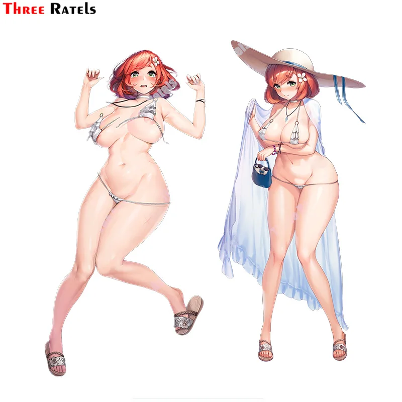 

Three Ratels A412 A 6 Io Last Origin Sexy Cute Girl Decal Suitable For Washroom Mirror Car Cover Decor With Waterproof Protected