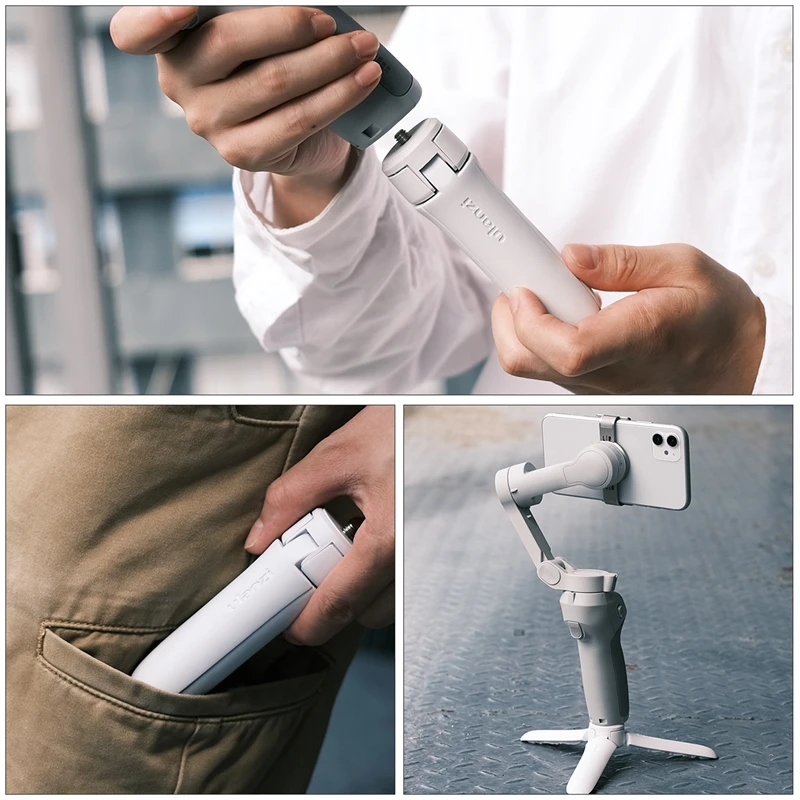 Мини-Трипод для смартфона Ulanzi MT-10 белый Трипод стабилизации Zhiyun Smooth XS штатив
