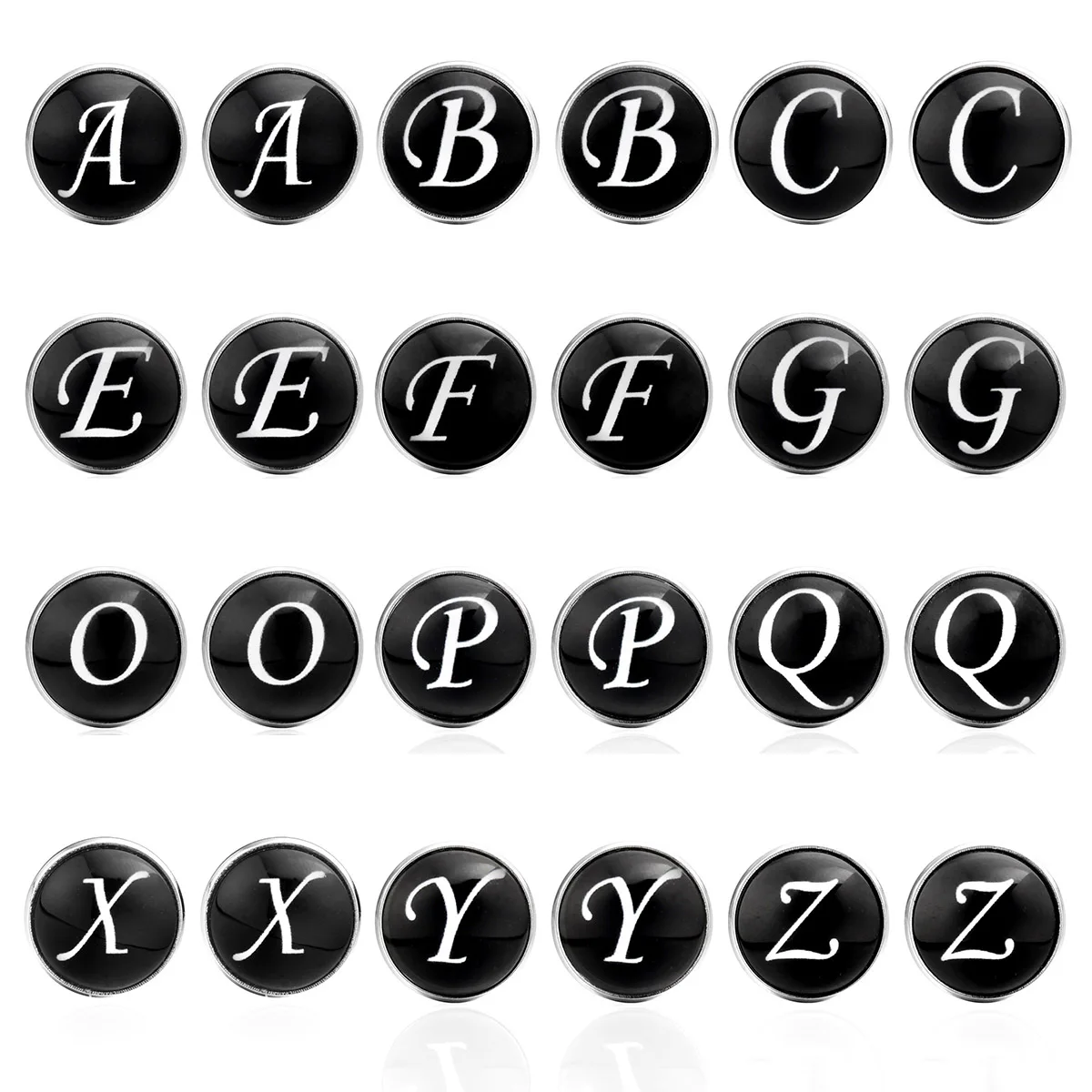 Запонки Алфавит для мужчин мужские запонки с надписью s покрытием снизу свадьбы