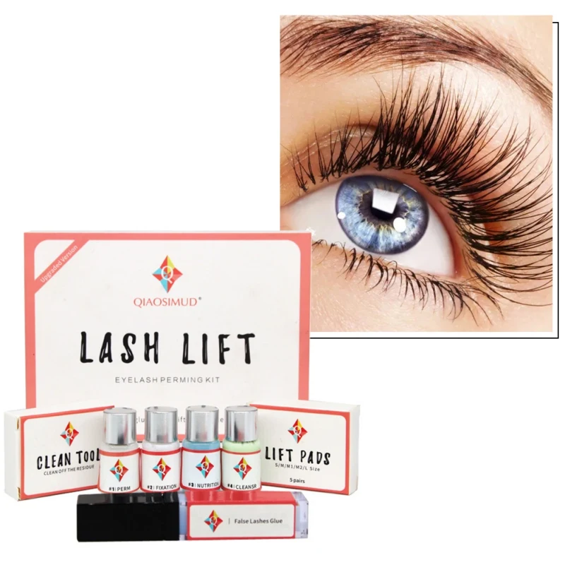 Подтяжка для ресниц набор завивки питательное жидкое моющее средство фиксации