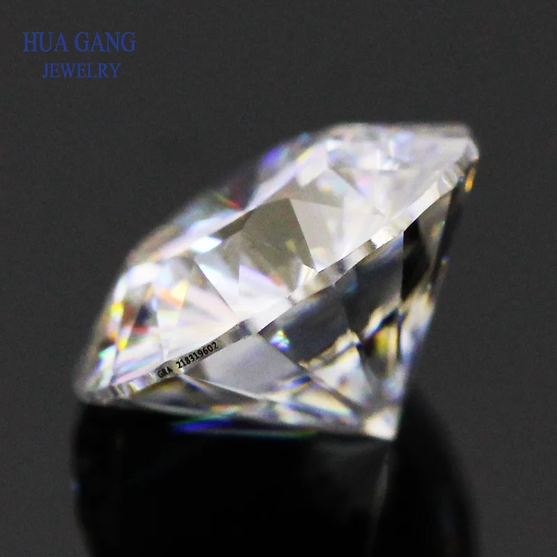 16 сердец и стрел Moissanite 1 карат D Цвет VVS четкость 6 5 мм круглая огранка лаборатория