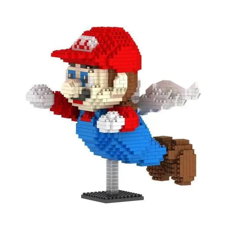 YZ 1012pcs Mario Mini Blocks Assemblage Toys Luigi Plastic Building Bricks Children Present Christmas Gifts for Kids 66529 | Игрушки и