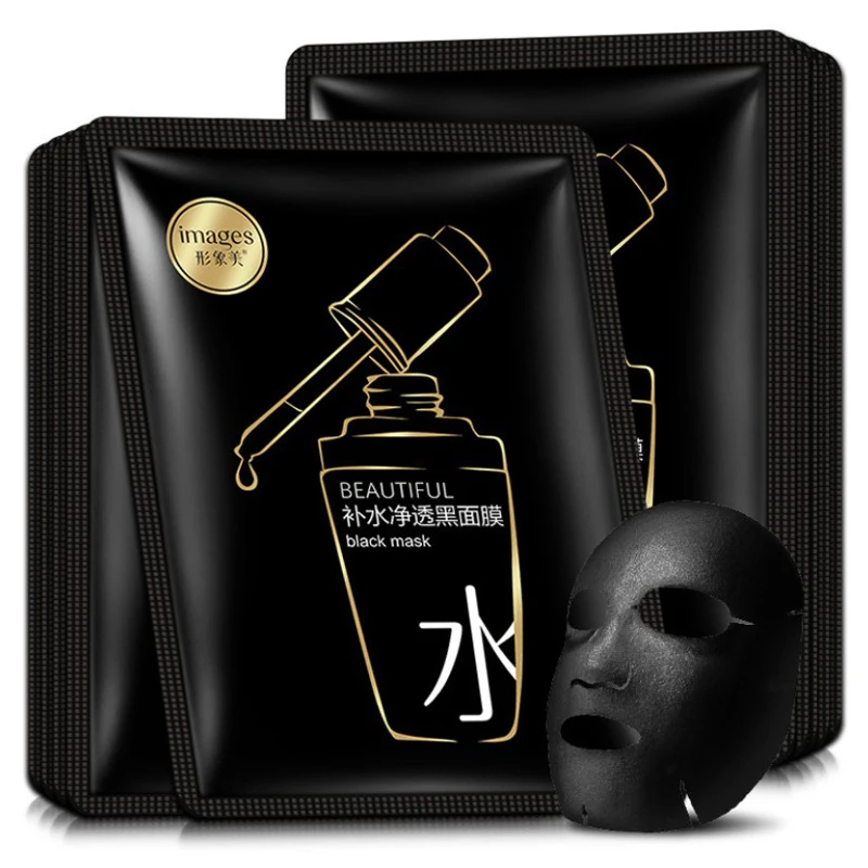 Изображения черная маска отбеливания Уход за лицом Всасывания Лица Лист