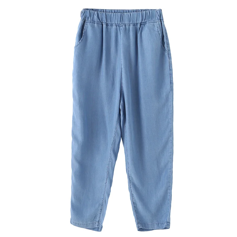 

Live broadcast exclusive 39-59 yuan qianyungang summer ankle-length pants children's thin elastic waist loose harem pants