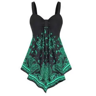 

Summer Temperament Short Sling Skirt Woman Vest Tube Top Sling Short Skirts Waist Fashion Printed Vest Bohemian Style 2021 New