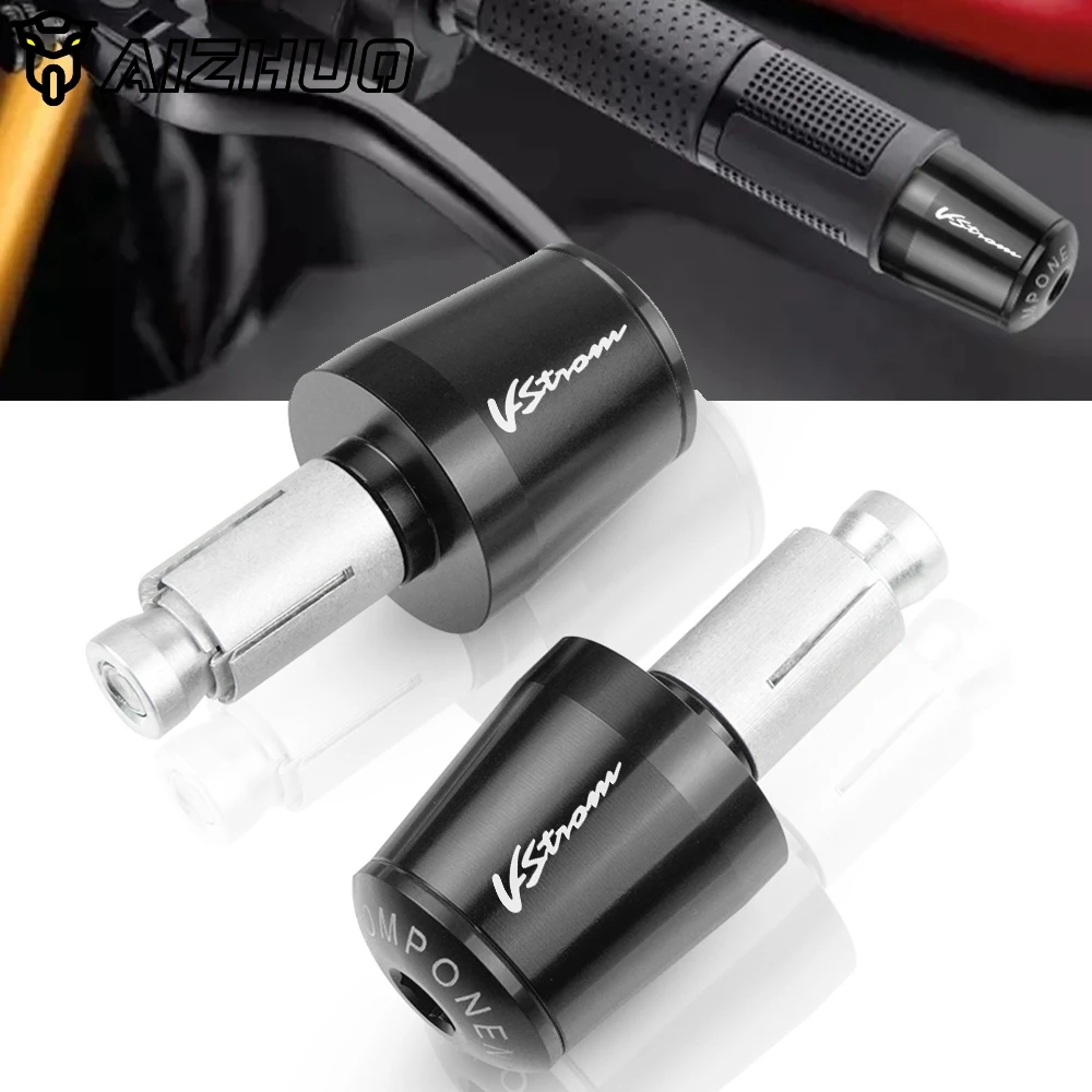 

VSTROM Motorcycle Handlebar Grips End Cap Plug FOR SUZUKI Vstrom V-Strom DL 1050 1000 650 250 1000XT 1050XT DL1050 DL650 DL250