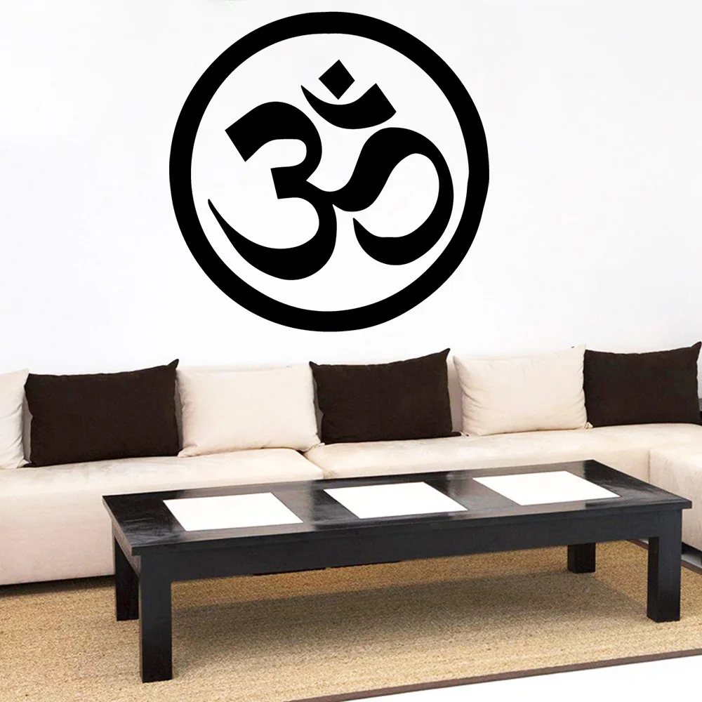 Новый дизайн виниловые наклейки на стену для йоги украшения студии сделай сам