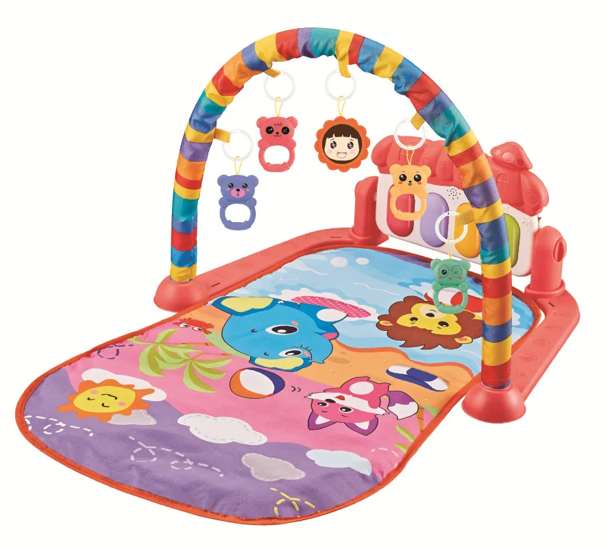 

Baby Music Fitness Rack 3-6-12 Months Baby Pedal Piano Crawling Mat Amazon Cross-border Toys