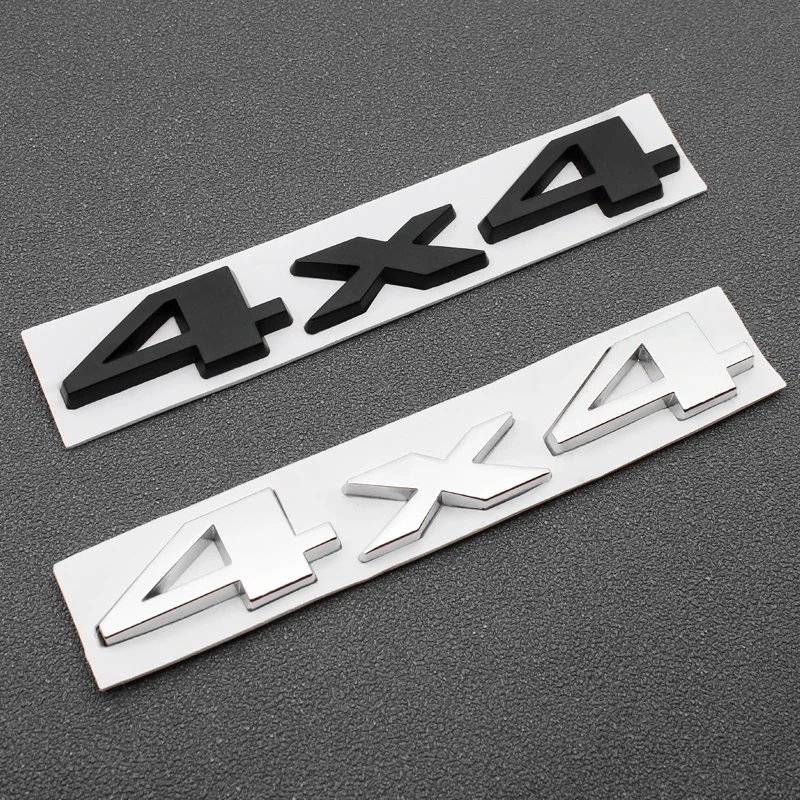

3D Chrome Metal Sticker 4WD Emblem 4X4 Badge Decal Car Styling for Honda CRV Accord Civic Suzuki Grand Swift SX4 VW Accessories