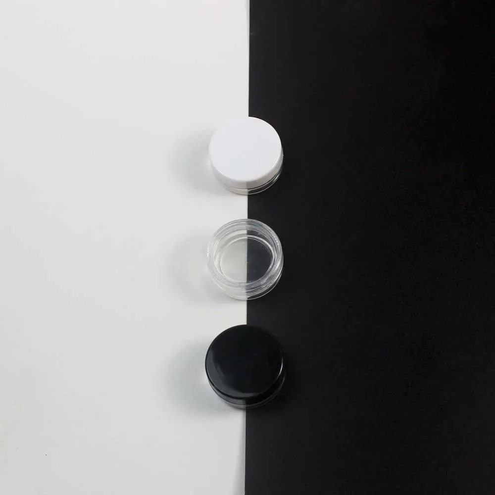 100 шт./лот 3 мл прозрачная пластиковая банка для крема г контейнер Крема