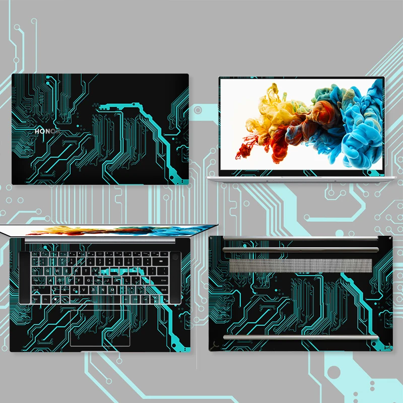 4 в 1 наклейки для ноутбуков huawei honor mag