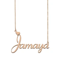 jamaya name necklace custom name necklace for women girls best friends birthday wedding christmas mother days gift