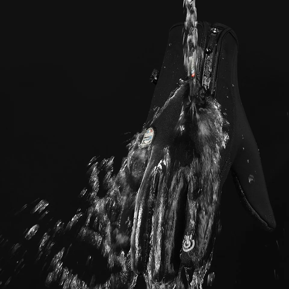 Зимние рыболовные перчатки WALK FISH теплые с закрытыми пальцами для сенсорного