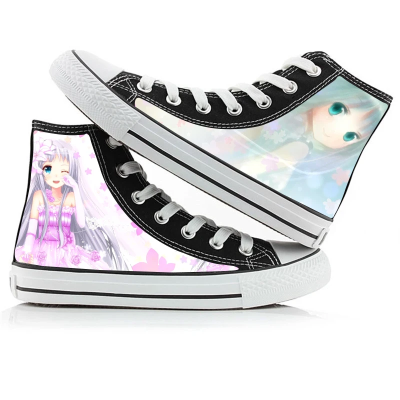 High-Q унисекс аниме Cos Anohana: The Flower We Seen That Day Shoes Anohana Фес Honma Meiko Menma повседневные