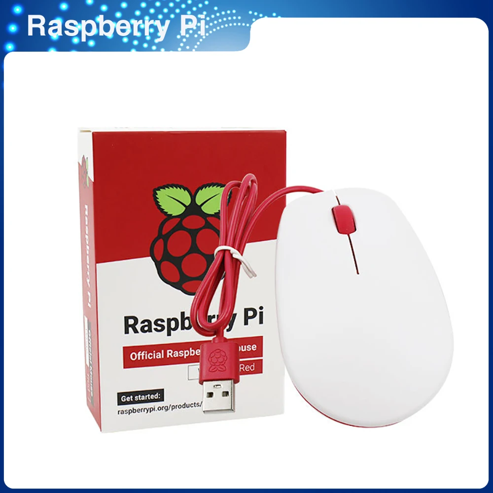 

Официальная мышь Raspberry Pi ITINIT R108, доступная в красном и белом цветах, подходит для raspberry Pi 4B/ 3B +/ 3B