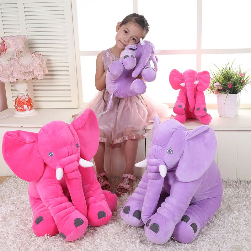 

Zqswkl 30/40/60cm kawaii elephant plush stuffed toys doll cute pillow hugs baby sleepping soft anime pillow hugs plushie