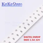 10 шт., быстродействующий предохранитель поверхностного монтажа LF 046701,5 NRHF SMD 0603, 046701,5 А, мА, 32 В, код маркировки K, новый и оригинальный