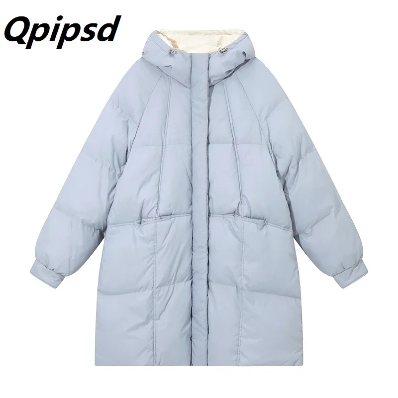 

Oversized Female Puffer Cotton Padded Parkas Outwear Women's Down Feather Jackets Coat Winter Baggy Thickening Warm Long
