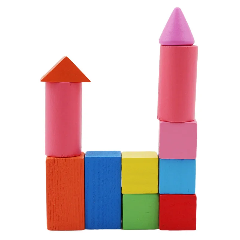 

Colorful Recognize Forming Toys for Kids Baby Youth Educational Wooden Building Blocks Early Learning Creative