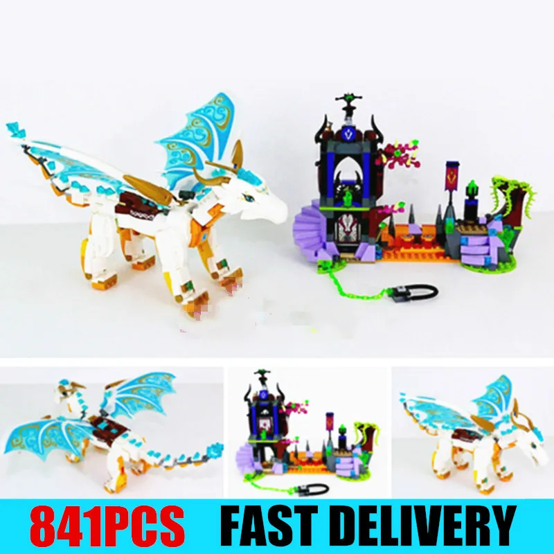 Новая серия сказочных драконов для девочек фигурки эльфов друзей строительные