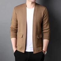 streetwear winter brand fashion japanese knit autum new cardigan men sweater casual coats jacket top quality mens clothing