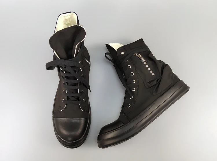 New Season Man High Top Sneakers Release Lace-up Canvas Shoes Fashion Kanye West Street Style |