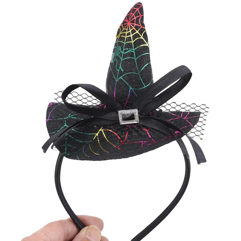 Повязка на голову в виде тыквы для Хэллоуина оранжевый головной убор ведьмы