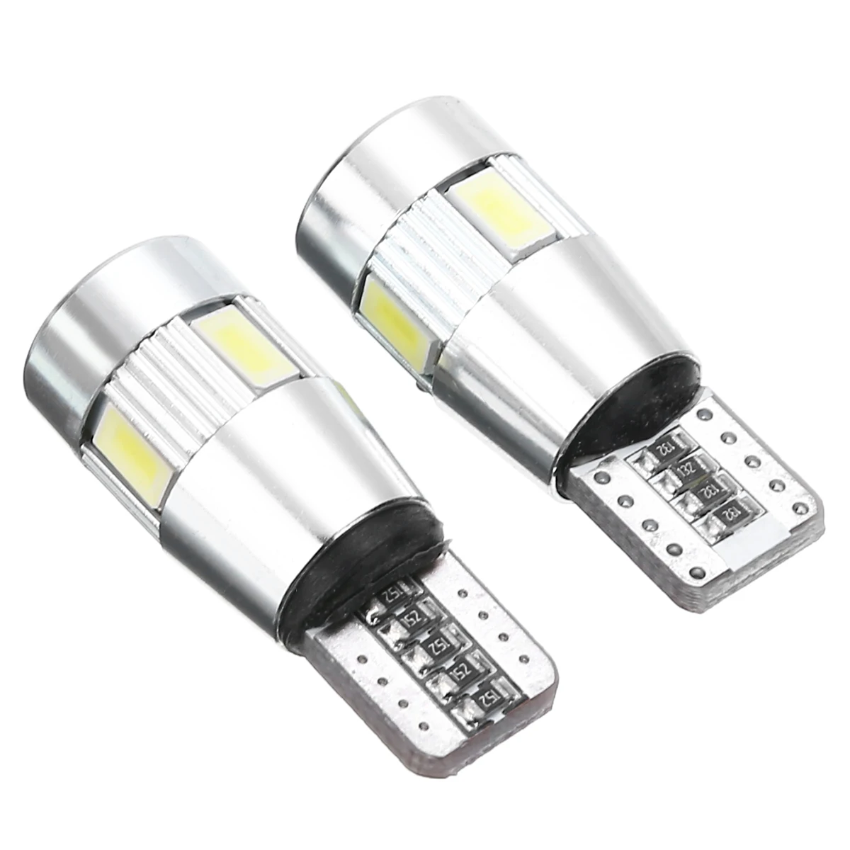 2 шт. высокое качество T-10 6SMD светодиодный Canbus безотказная лампа 5630 C5W 194 автомобильный боковой клиновидный светильник с объективом автомобильный светильник источник