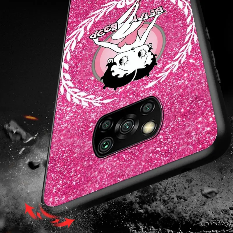 

Betty Boop cartoon For Xiaomi POCO M3 M2 C3 X3 NFC F2 F3 Pro X2 F1 Pro Mi Play Mix 3 A3 A2 A1 6 5 lite Phone Case