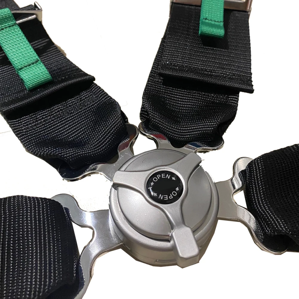 Универсальный автомобильный ремень безопасности 3 дюйма тканевый 4-точечный и