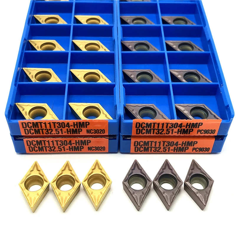 

DCMT11T304 DCMT11T308 HMP PC9030 NC3020 внутренняя фотопластина CNC Высококачественный Режущий инструмент обработка стали