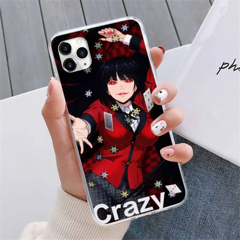 

Crazy Excitement Manga Kakegurui Phone Case For iphone 12 5 5s 5c se 6 6s 7 8 plus x xs xr 11 pro max mini