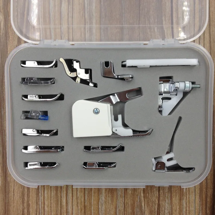 

15-delige Set Multifunctionele Naaivoet Naaimachine Levert Naaivoet Naaien Accessoires Voor Naaimachines Voeten Kit Set