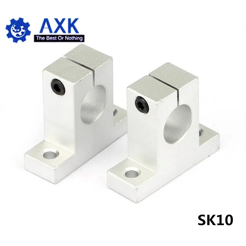 

4pcs/lot SK10 10mm linear bearing rail shaft support XYZ Table CNC Router SH10A