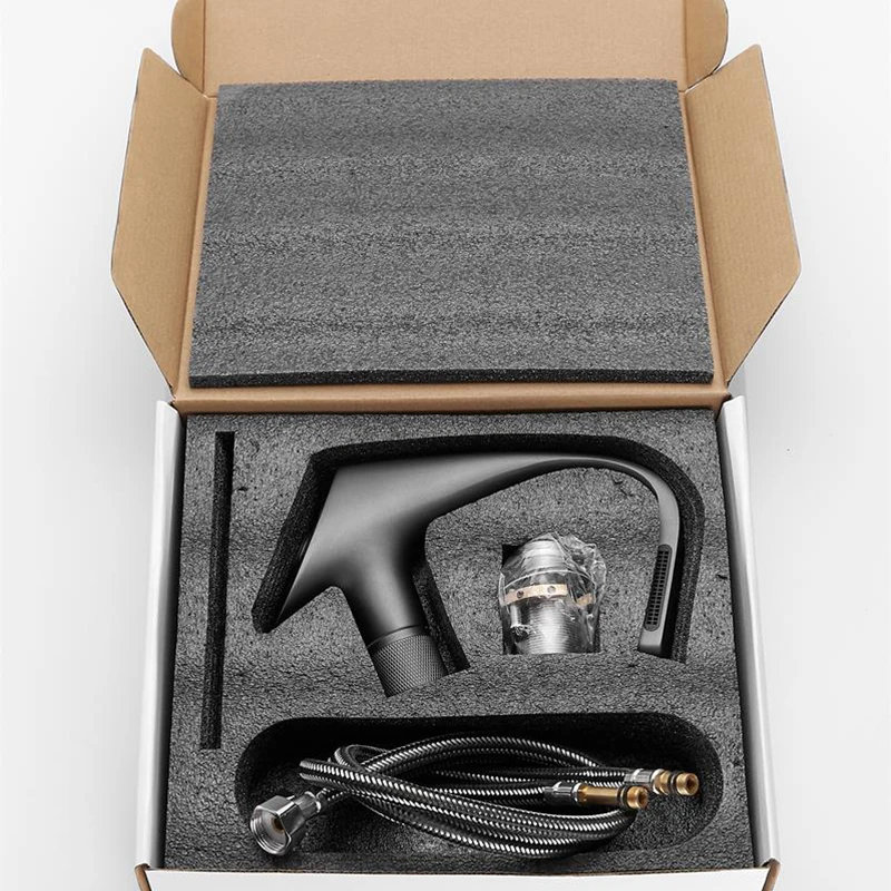 Смеситель для ванной комнаты Azeta AT7816GY Многоцветный кран раковины крепление на