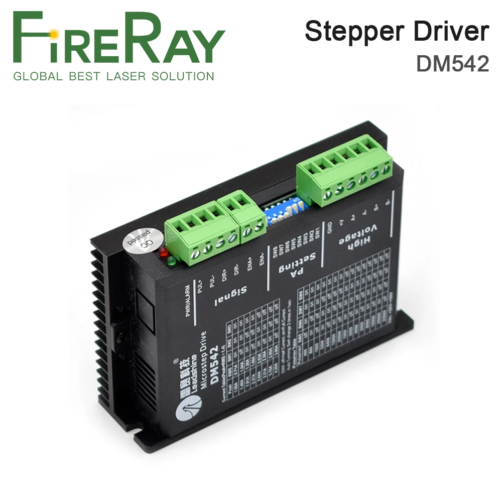 Аналоговый шаговый двигатель FireRay Leadshine 2 фазный драйвер DM542 контроллер двигателя